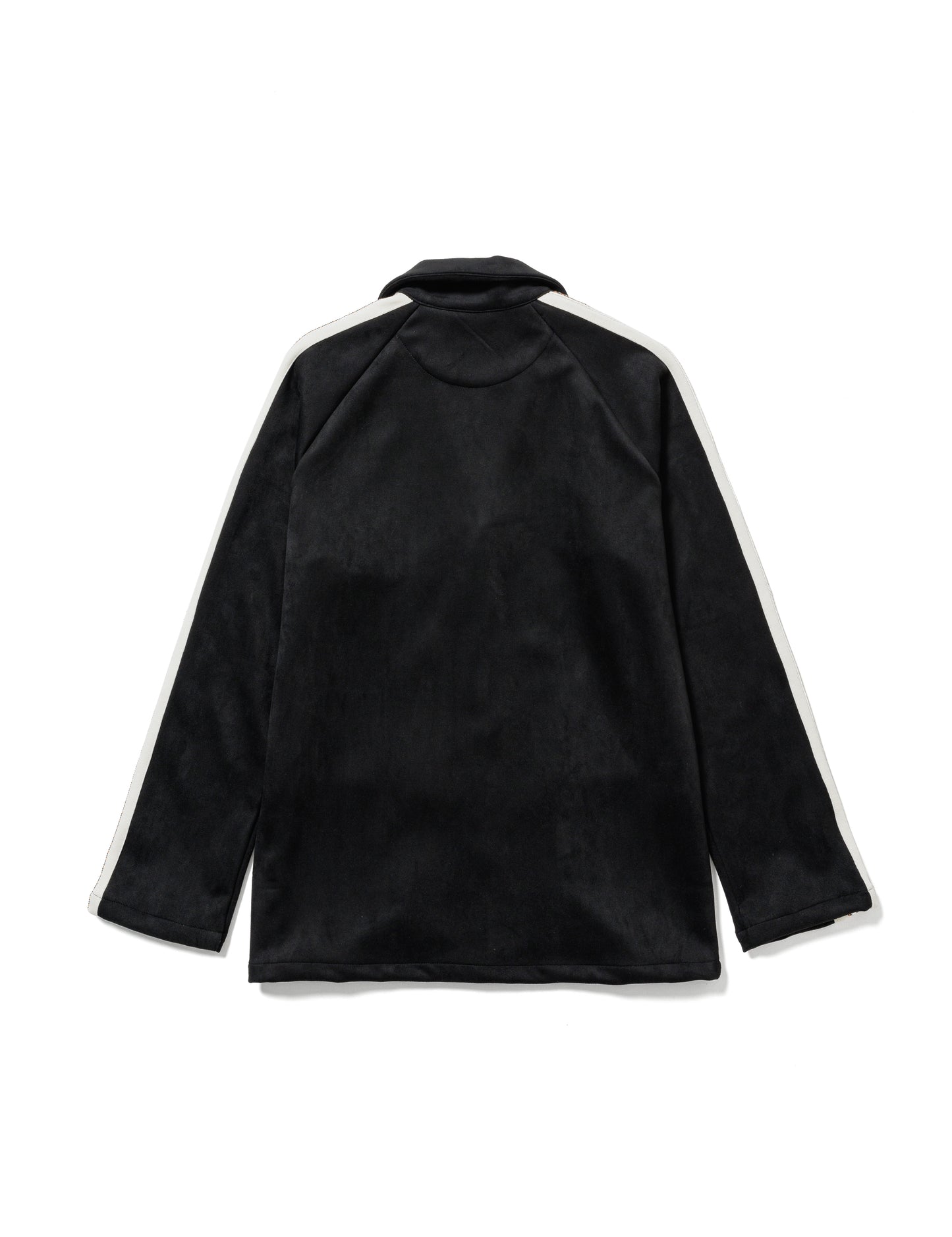 23AW-CSS-007 / FAUX SUEDE TRACK LAPEL JACKET / BLACK