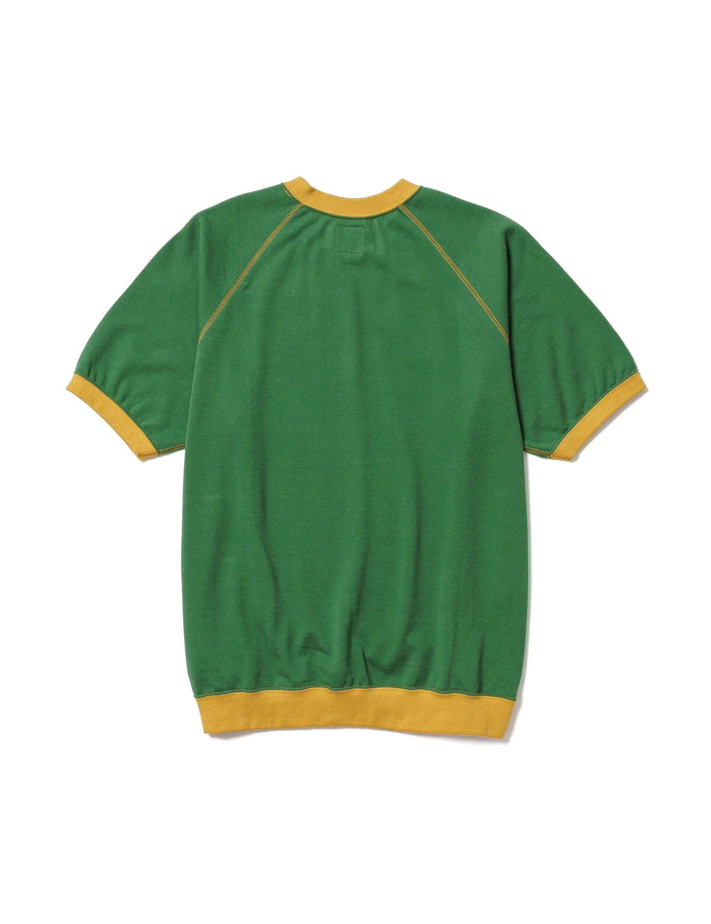 24SS-CST-006 / POLYHEDRON "PEACE" H/S SWEAT SHIRT / GREEN