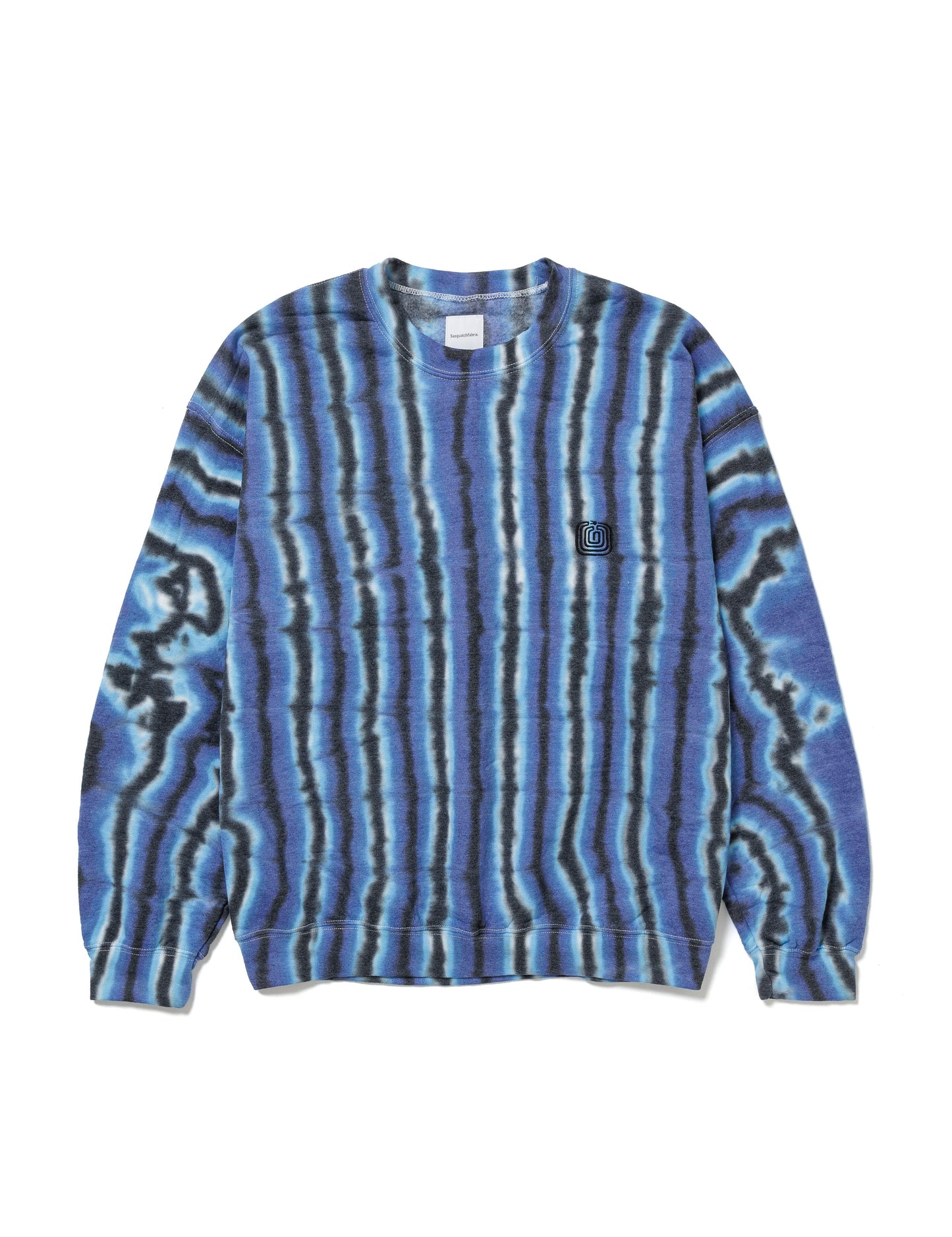 25SS-CSS-003 / SWEATSHIRT "MEX STRIPE DYE" / BLUE STRIPE