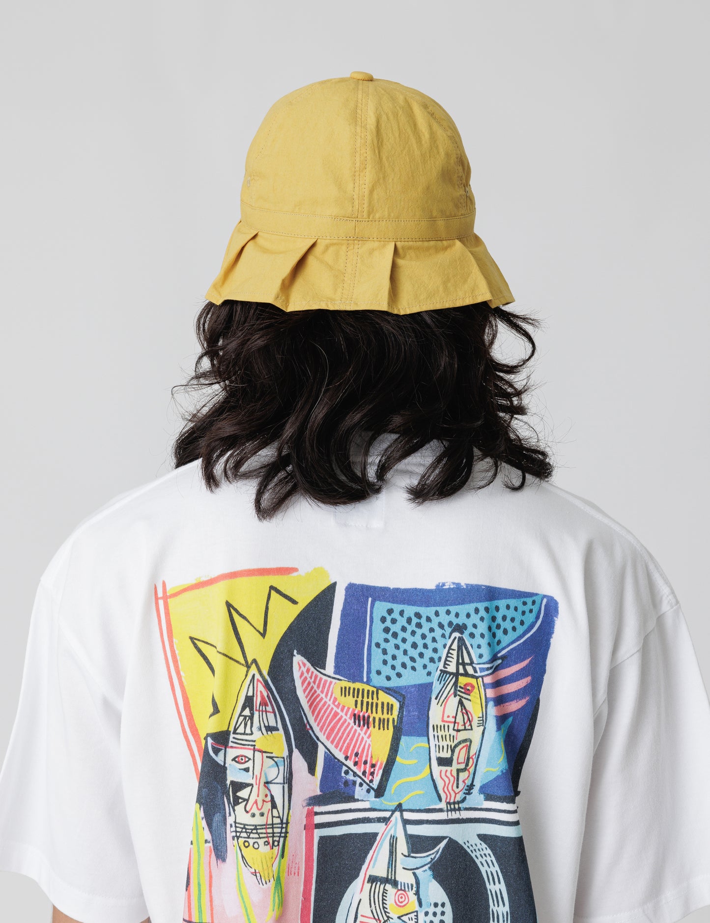 25SS-GOH-001 / TUCK BRIM HAT / YELLOW