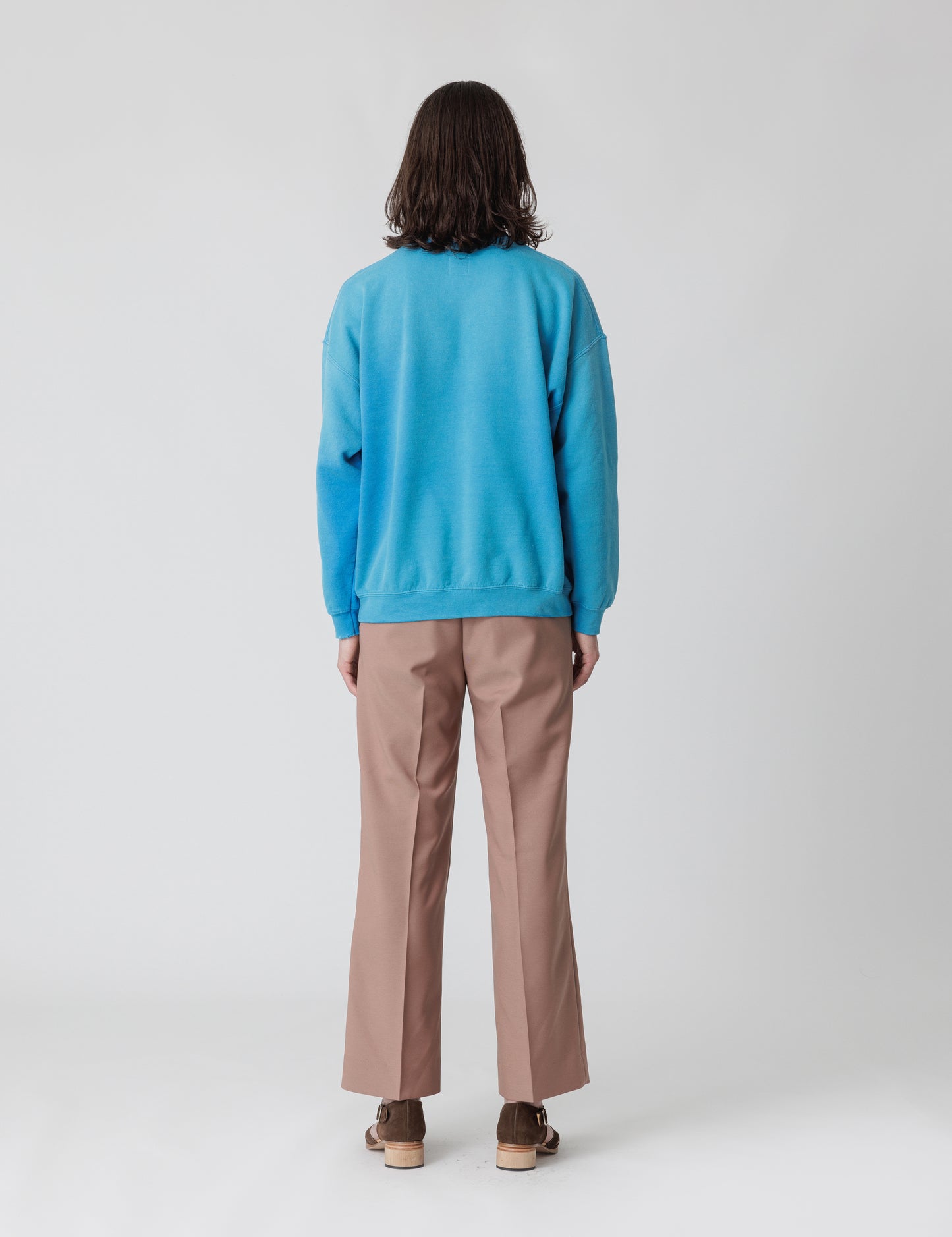 25SS-CSS-007 / SWEATSHIRT “OAXACA PORCUPINE” / CHARCOAL FADE