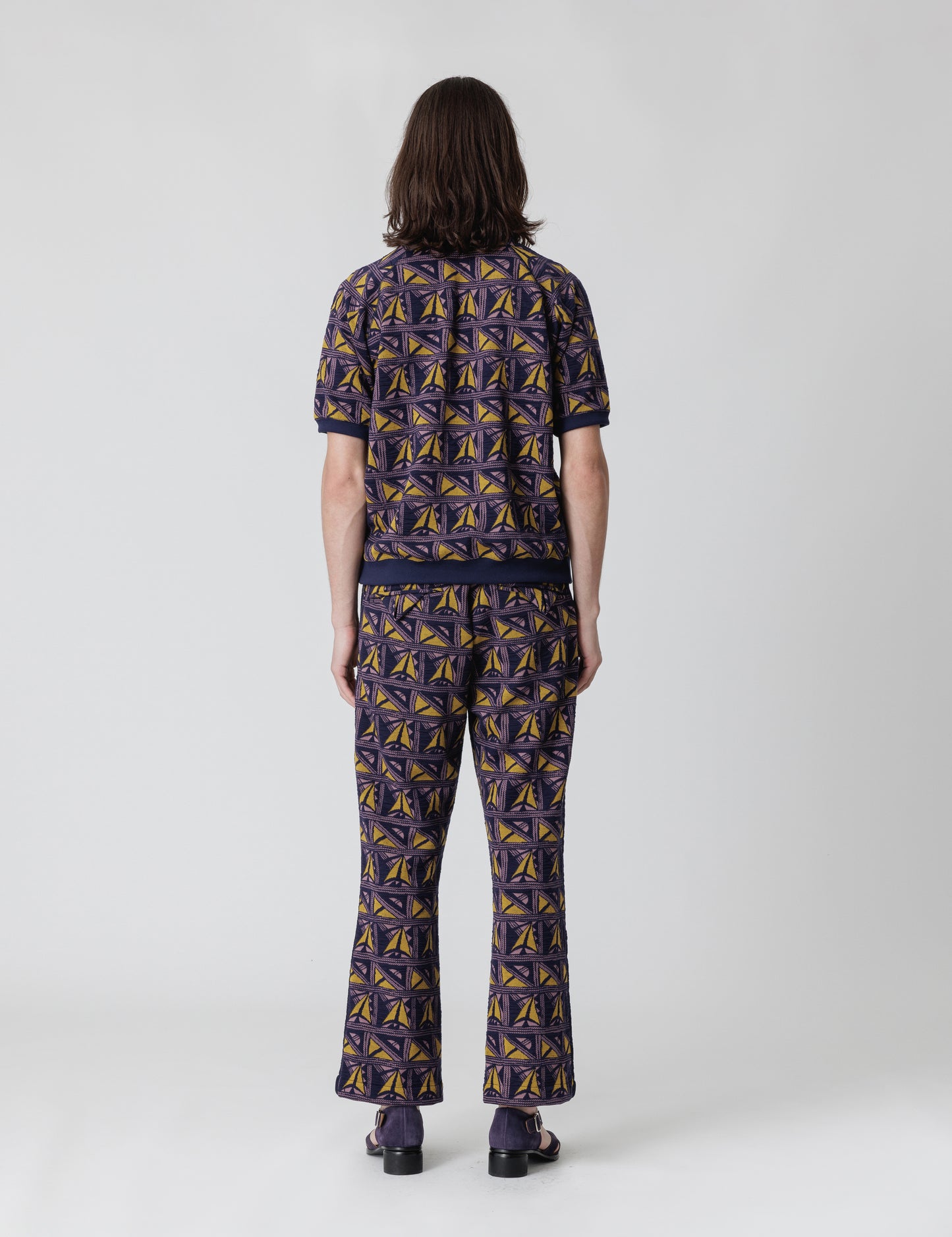 25SS-CST-007 / TRACK T-SHIRT “PUEBLO” / DARK BROWN