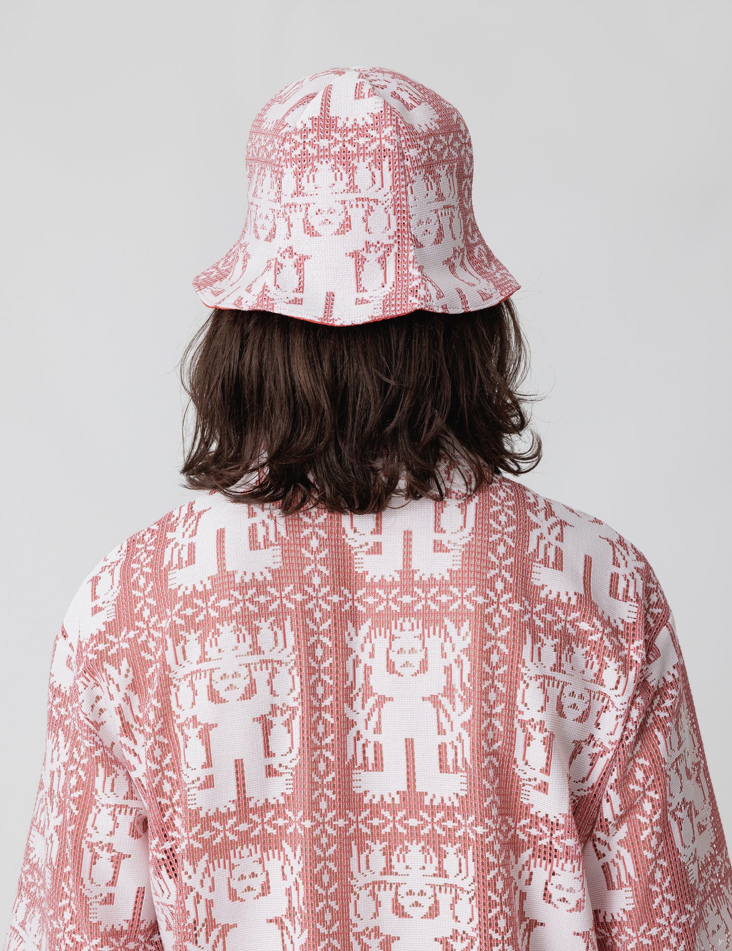 25SS-GOH-003 / TULIP HAT “AMULET LACE” / RED