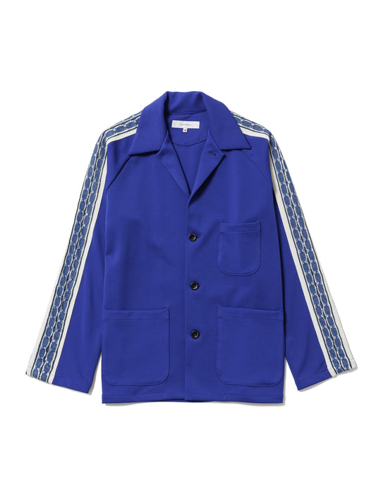 24SS-CSS-007 / LACE TAPE TRACK LAPEL JACKET / BLUE