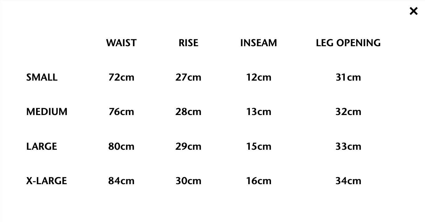 25SS-PA5-004 / WARM UP SHORTS / BLACK