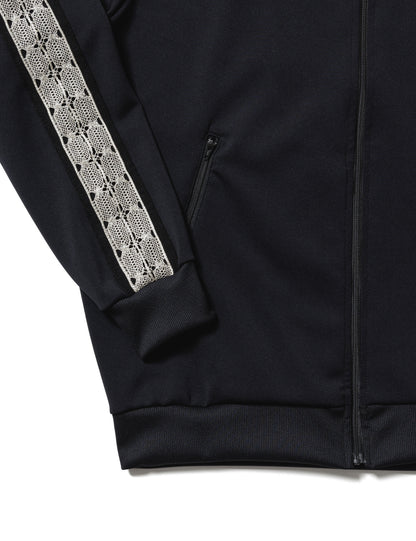 24AW-CSS-001 / LACE TAPE TRACK JACKET / BLACK