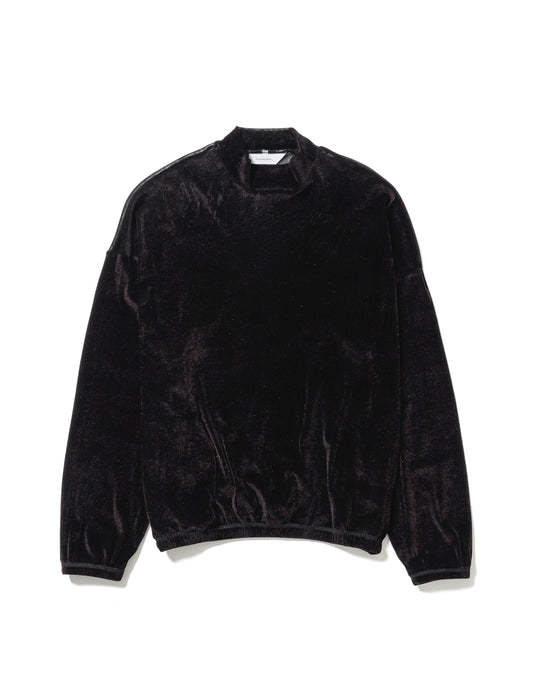 24AW-CSS-008 / SHINY VELOUR MOCKNECK / RED