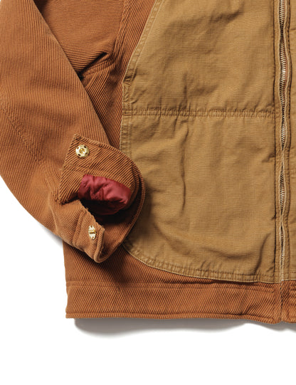 24AW-JKM-002 / A PIECE OF CLOTH PK” WORK JACKET / CAMEL