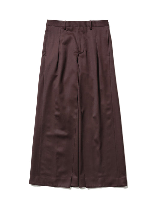 24AW-PA9-001 / “HAKAMA” SLACKS / BORDEAUX