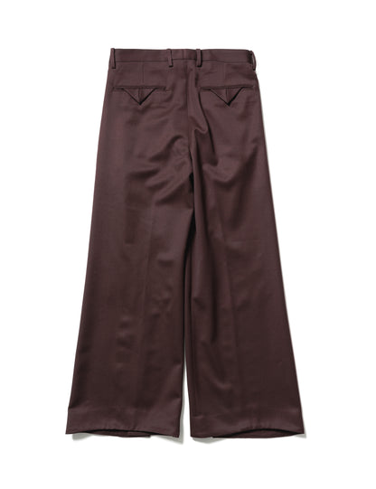 24AW-PA9-001 / “HAKAMA” SLACKS / BORDEAUX