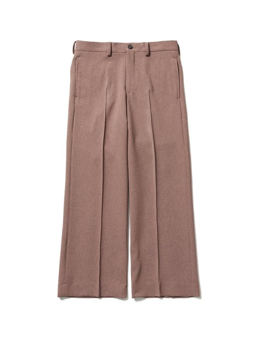 24AW-PA9-006 / SEMI FLARE SILHOUETTE SLACKS / BROWN