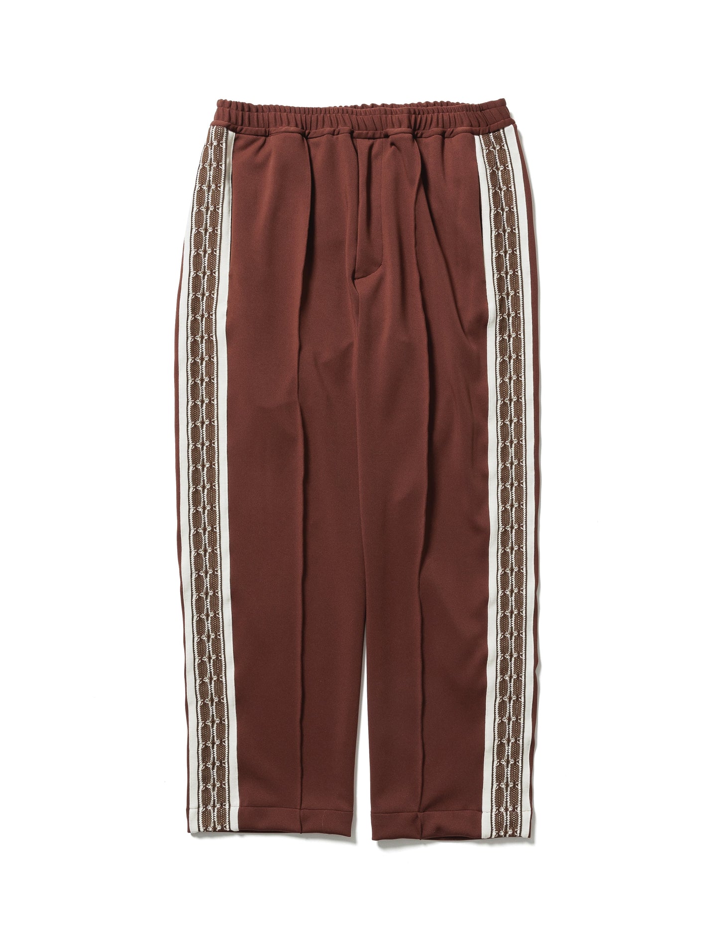 24AW-PA9-013 / LACE TAPE TRACK PANTS / BROWN