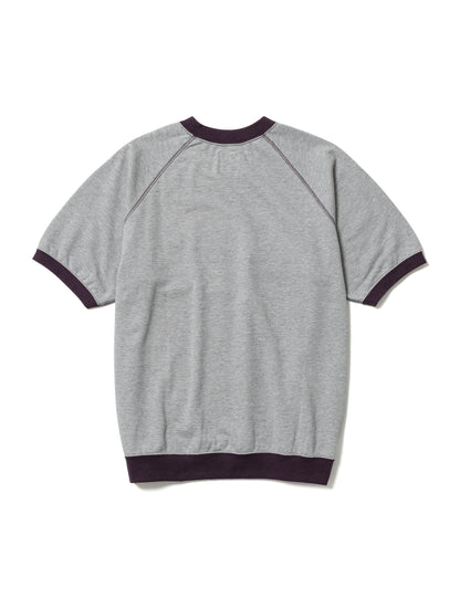 24SS-CST-006 / POLYHEDRON "PEACE" H/S SWEAT SHIRT / ASH GRAY