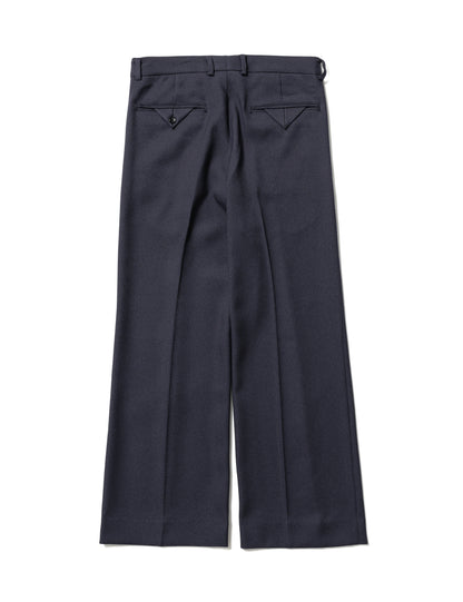 24SS-PA9-007 / SEMI FLARE SILHOUETTE SLACKS / NAVY