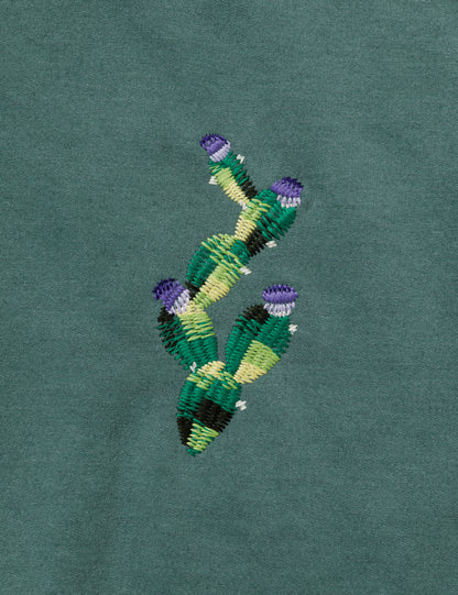 25SS-CSS-004 / OVER DYE SWEATSHIRT"MEXICAN HOUSE" / LIGHT GRAY OVERDYE