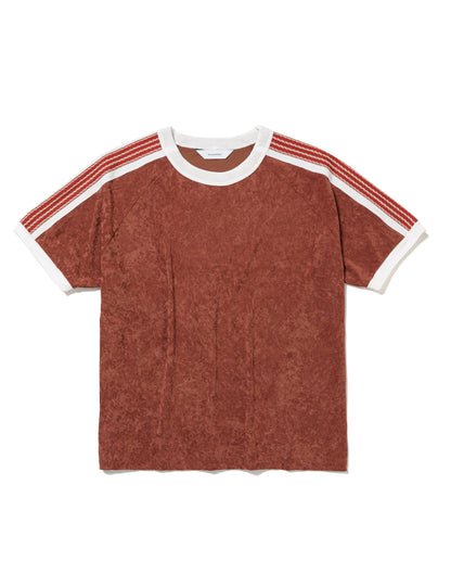 25SS-CST-006 / WARM UP T-SHIRT / BRICK