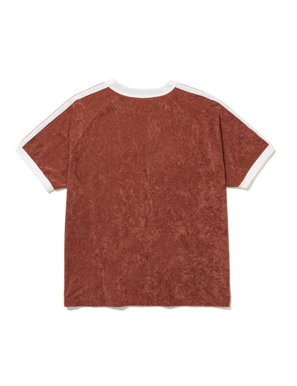 25SS-CST-006 / WARM UP T-SHIRT / BRICK