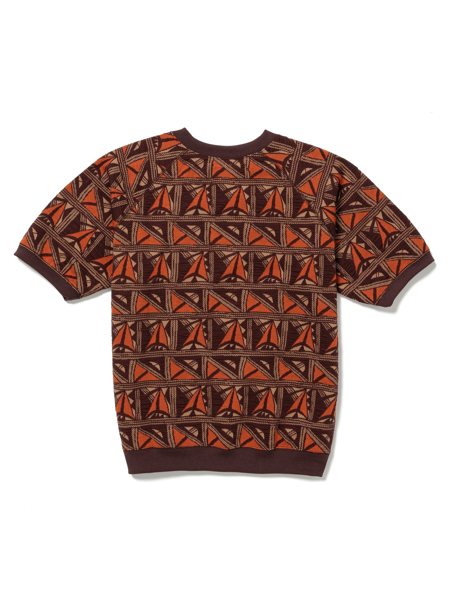 25SS-CST-007 / TRACK T-SHIRT “PUEBLO” / DARK BROWN