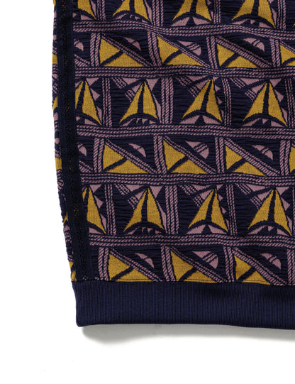 25SS-CST-007 / TRACK T-SHIRT “PUEBLO” / DARK BROWN