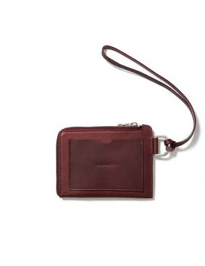 25SS-GOA-001 / WALLET “MEXCAN SKULL” / BORDEAUX