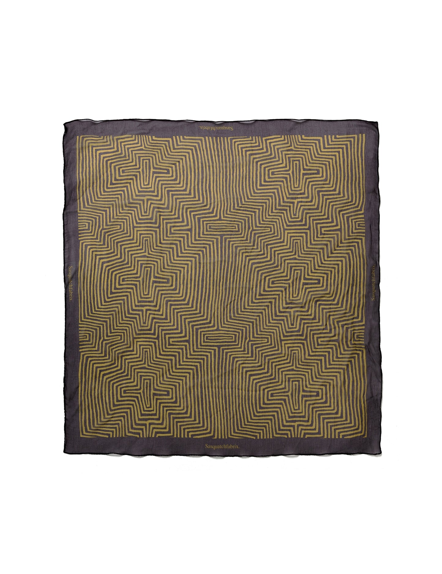 25SS-GOA-002 /  SILK SCARF “MOLAS” / PURPLE