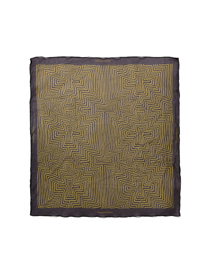 25SS-GOA-002 /  SILK SCARF “MOLAS” / PURPLE