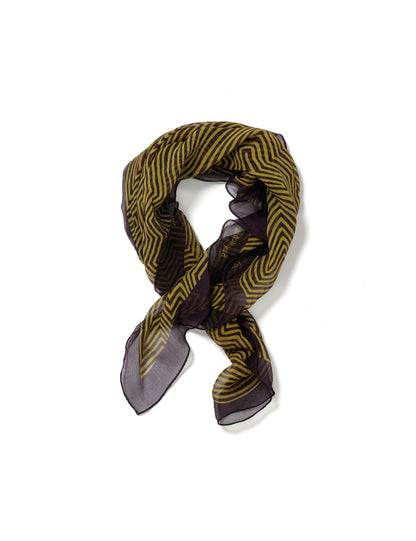25SS-GOA-002 /  SILK SCARF “MOLAS” / PURPLE