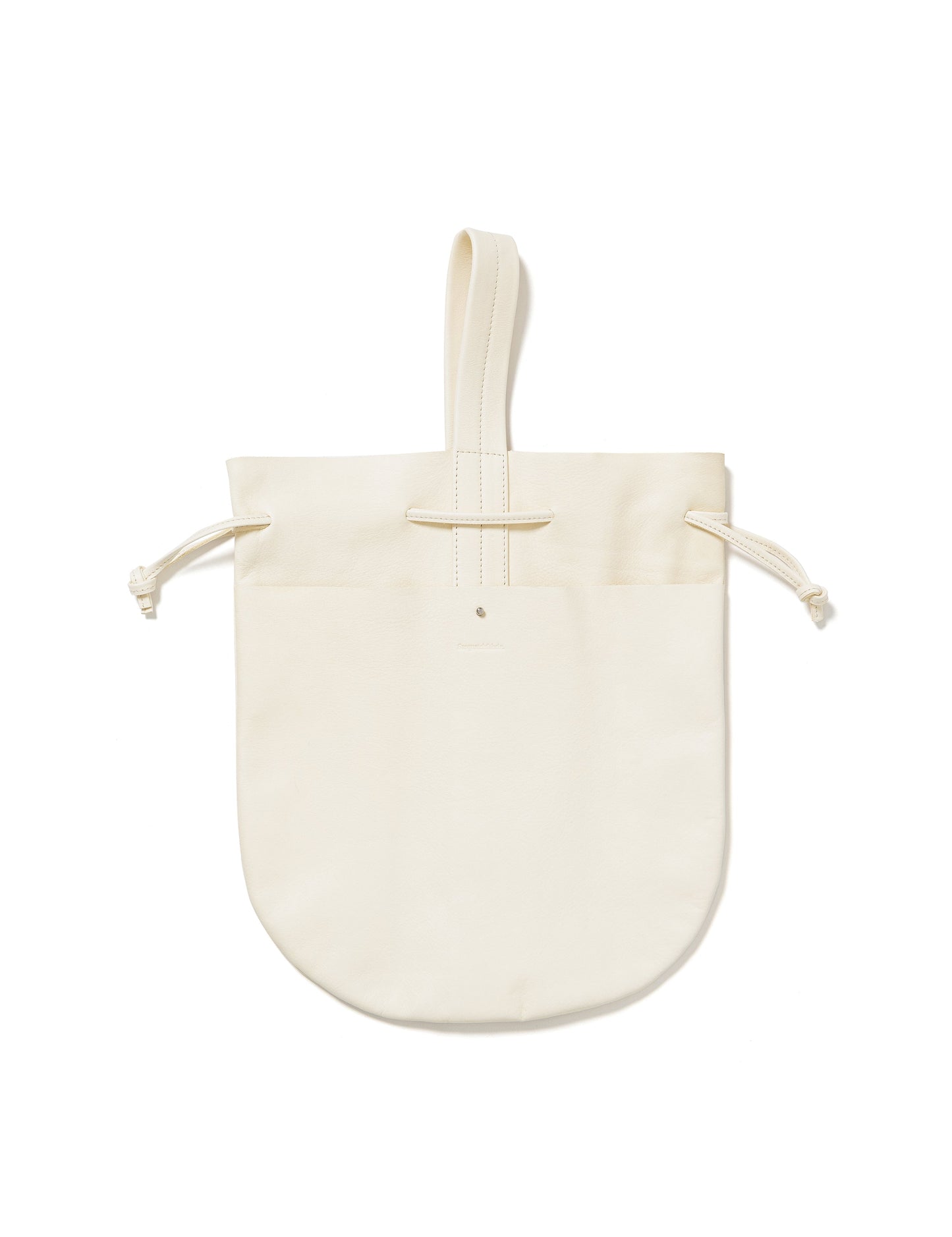 25SS-GOA-003 / LEATHER HELMET BAG / WHITE