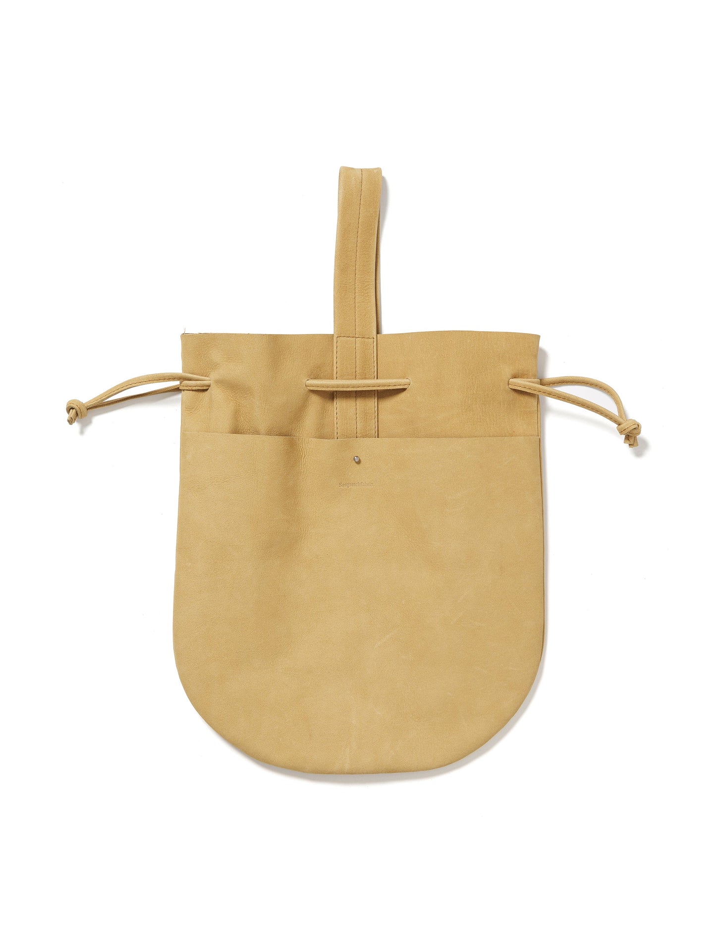 25SS-GOA-003 / LEATHER HELMET BAG / NATURAL