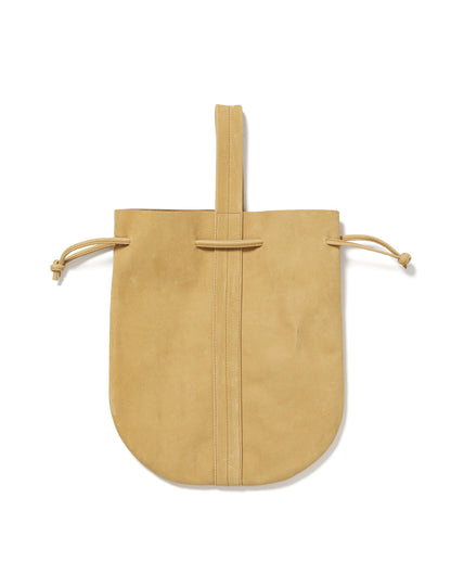 25SS-GOA-003 / LEATHER HELMET BAG / NATURAL