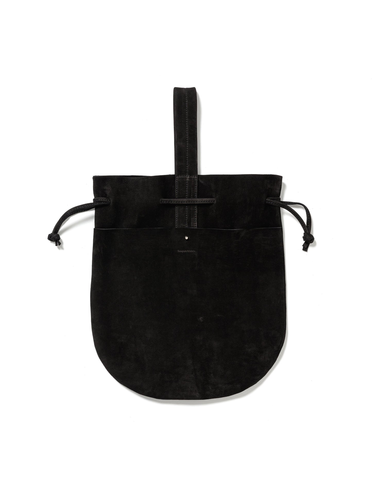 25SS-GOA-003 / LEATHER HELMET BAG / BLACK