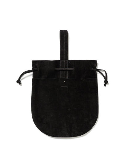 25SS-GOA-003 / LEATHER HELMET BAG / BLACK