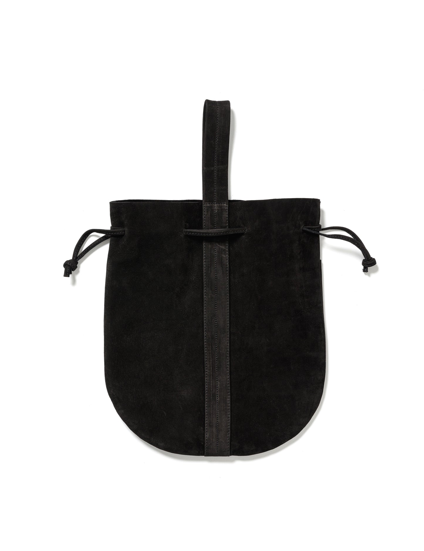 25SS-GOA-003 / LEATHER HELMET BAG / BLACK