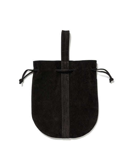 25SS-GOA-003 / LEATHER HELMET BAG / BLACK