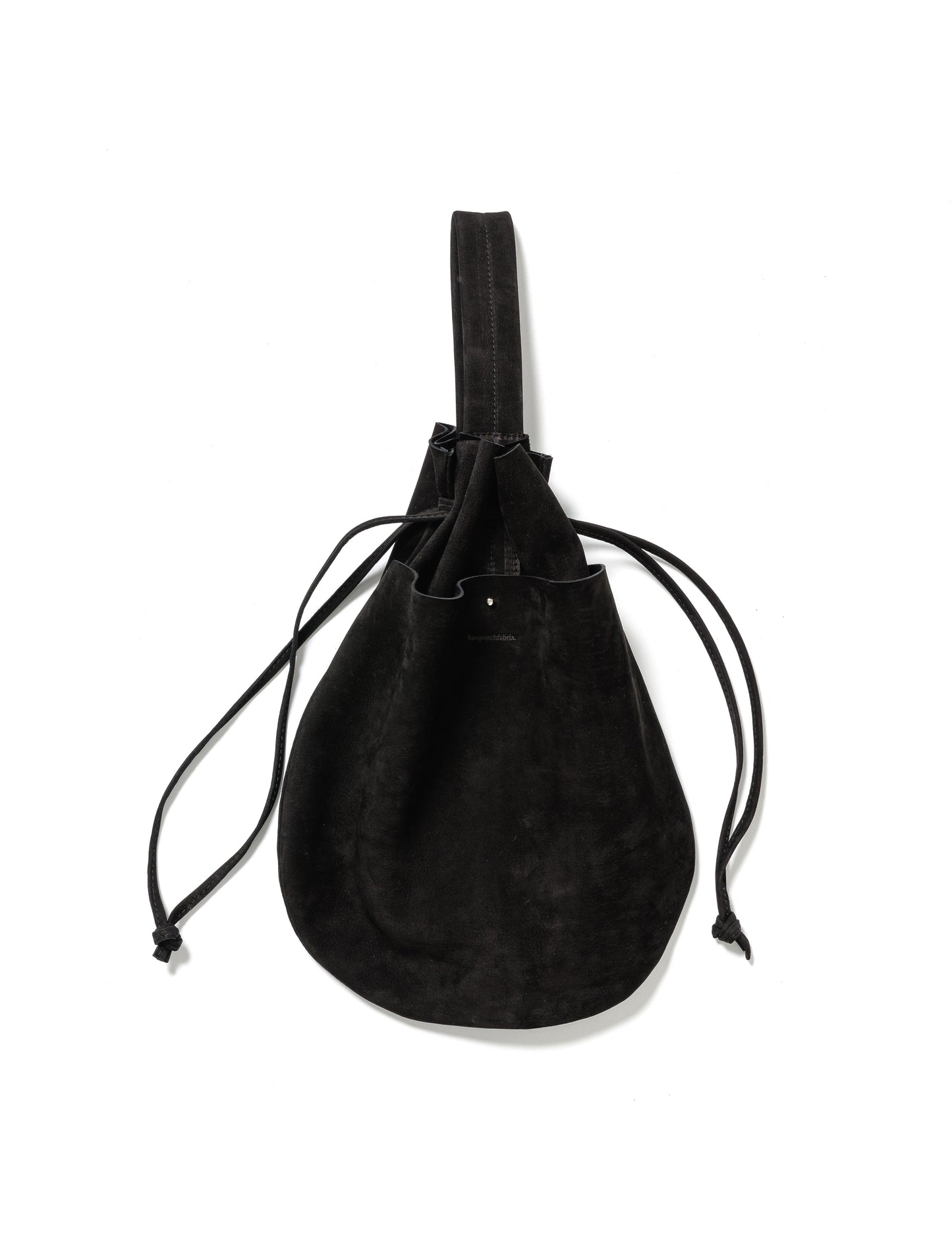 25SS-GOA-003 / LEATHER HELMET BAG / BLACK