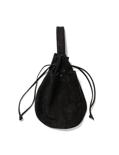 25SS-GOA-003 / LEATHER HELMET BAG / BLACK