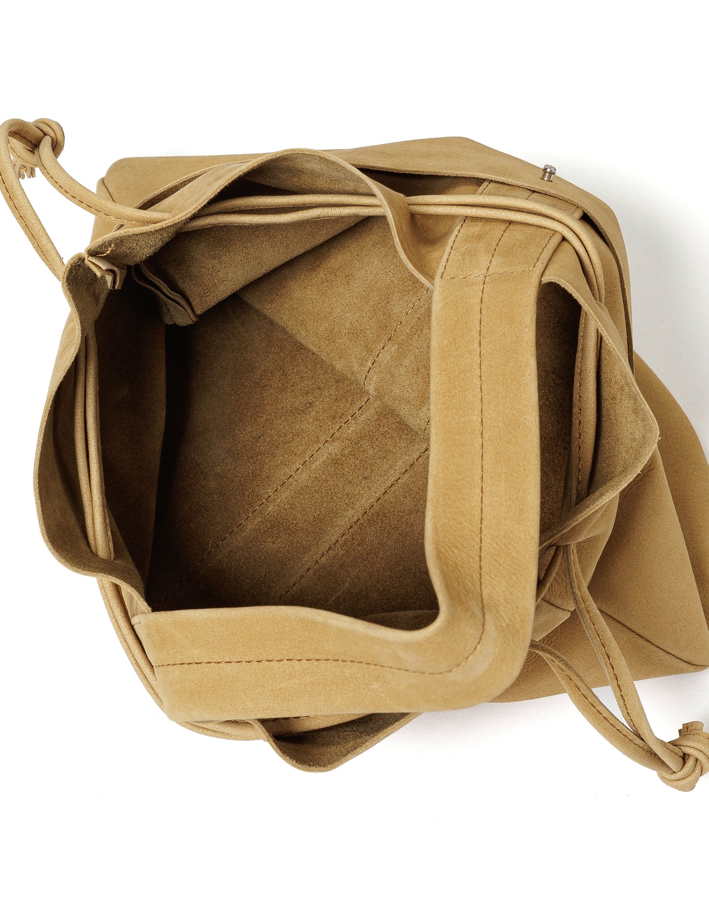 25SS-GOA-003 / LEATHER HELMET BAG / WHITE