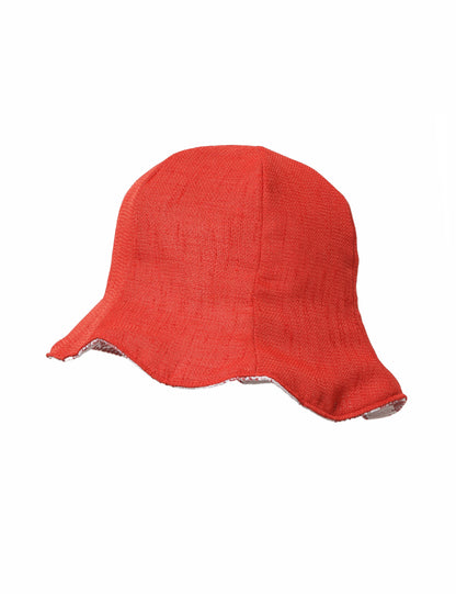 25SS-GOH-003 / TULIP HAT “AMULET LACE” / RED