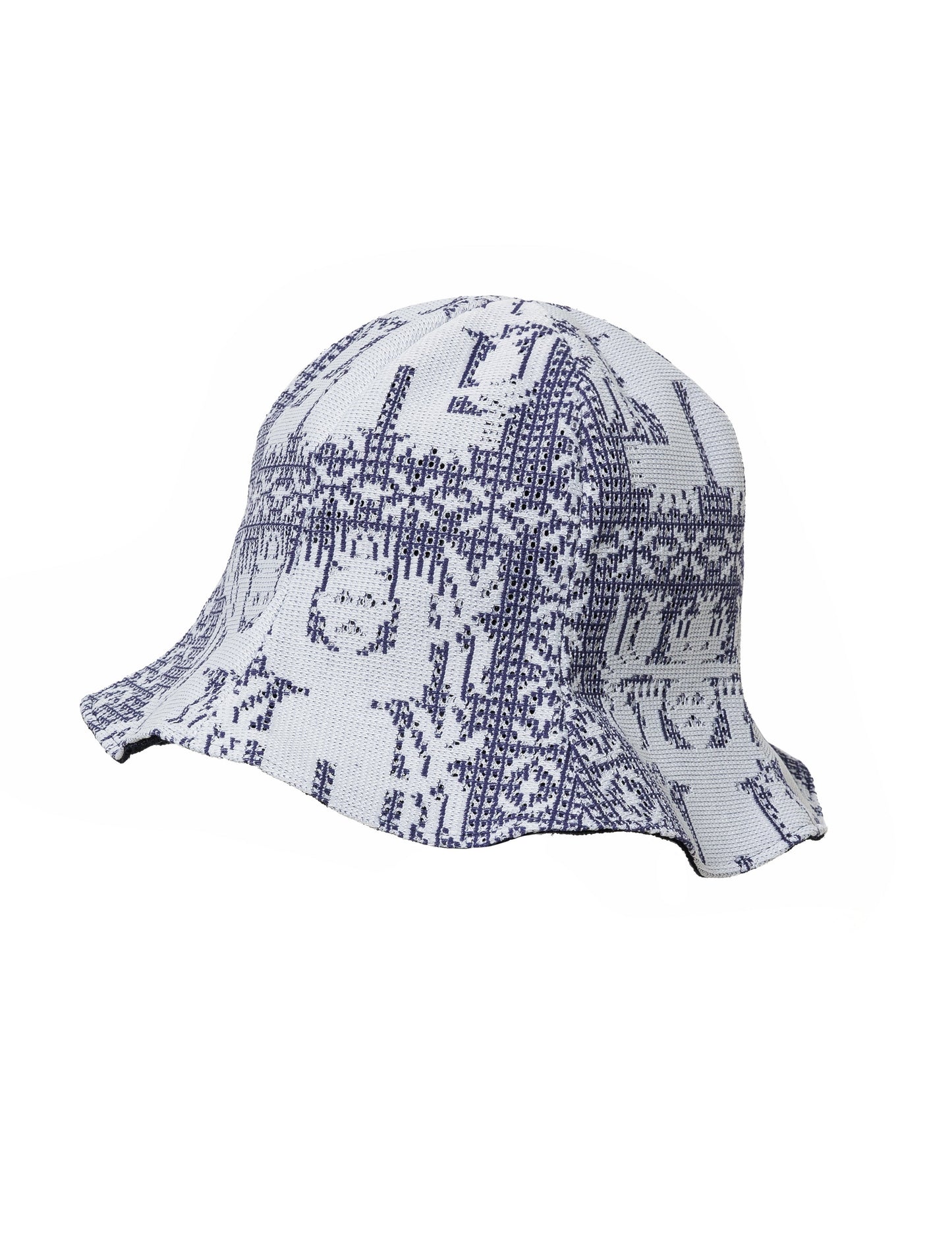 25SS-GOH-003 / TULIP HAT “AMULET LACE” / NAVY