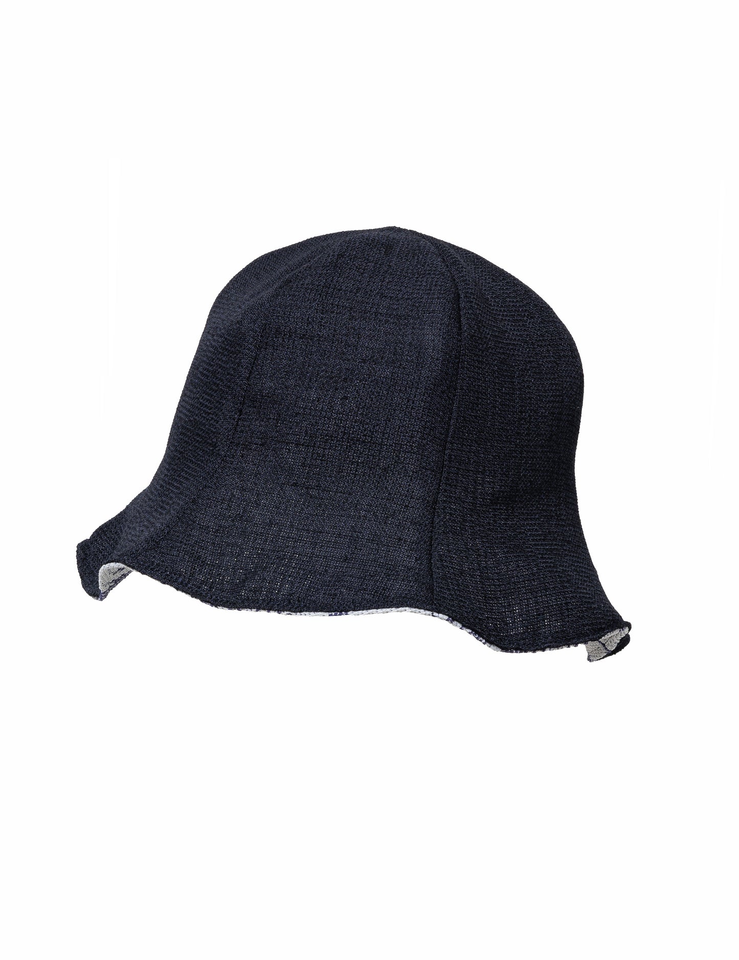 25SS-GOH-003 / TULIP HAT “AMULET LACE” / NAVY