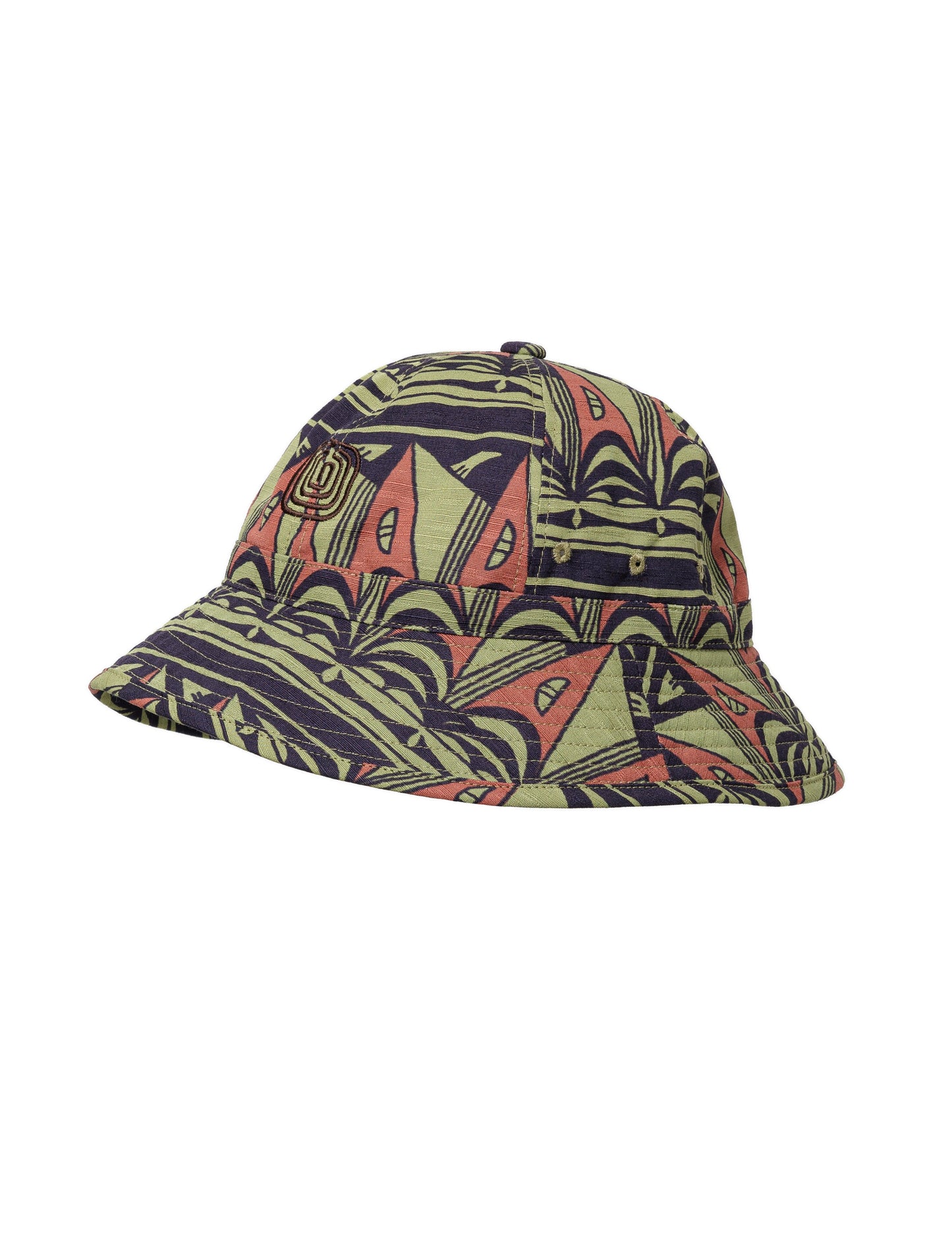 25SS-GOH-004 / BUCKET HAT “PRIMITIVE BORDER” / OLIVE