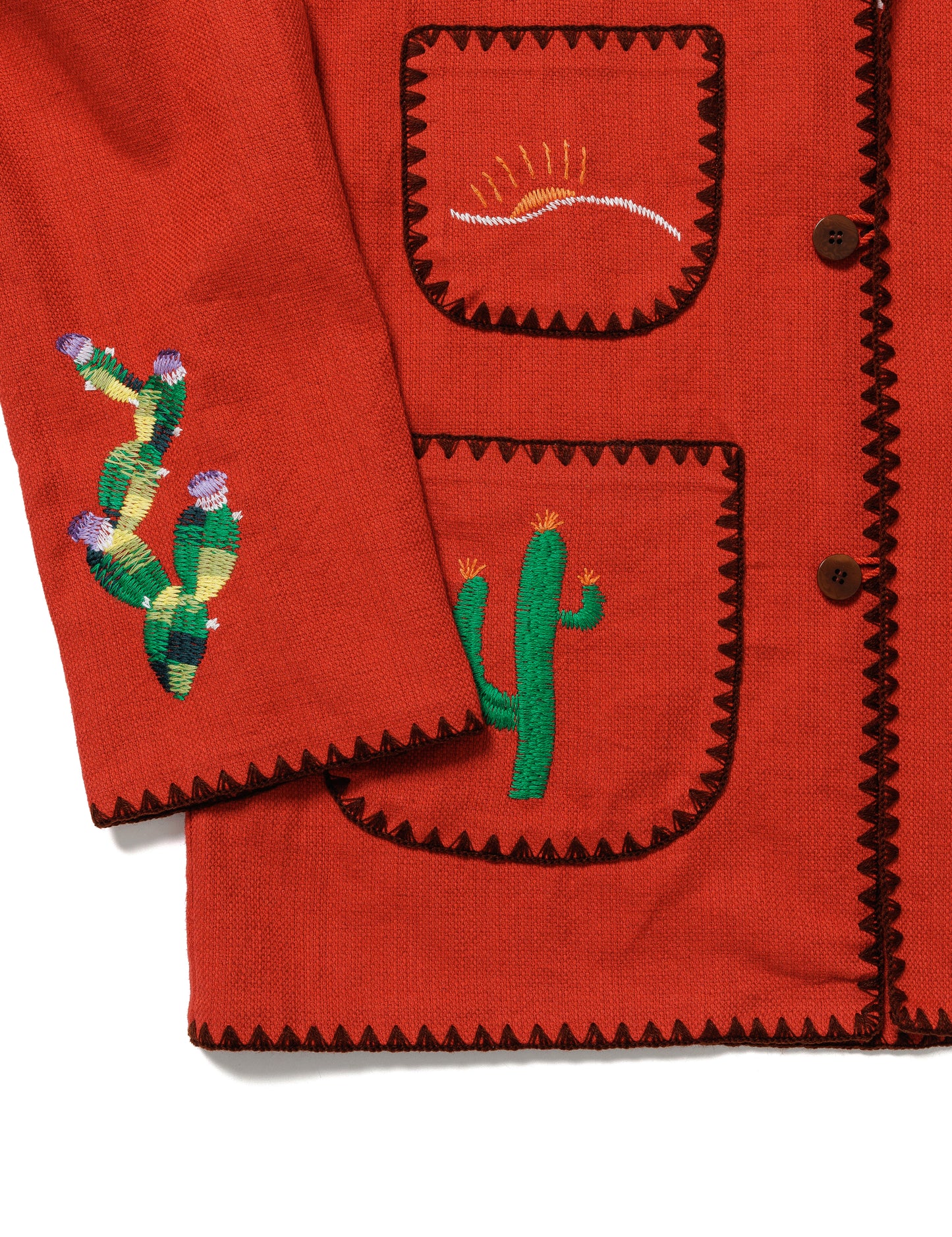 25SS-JKL-004 / MEXICAN EMBROIDERY JACKET / CHARCOAL