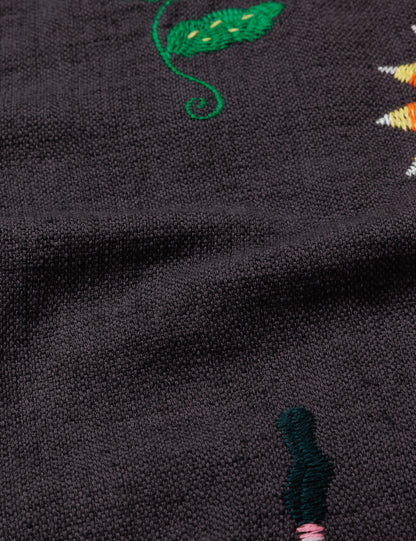 25SS-JKL-004 / MEXICAN EMBROIDERY JACKET / CHARCOAL