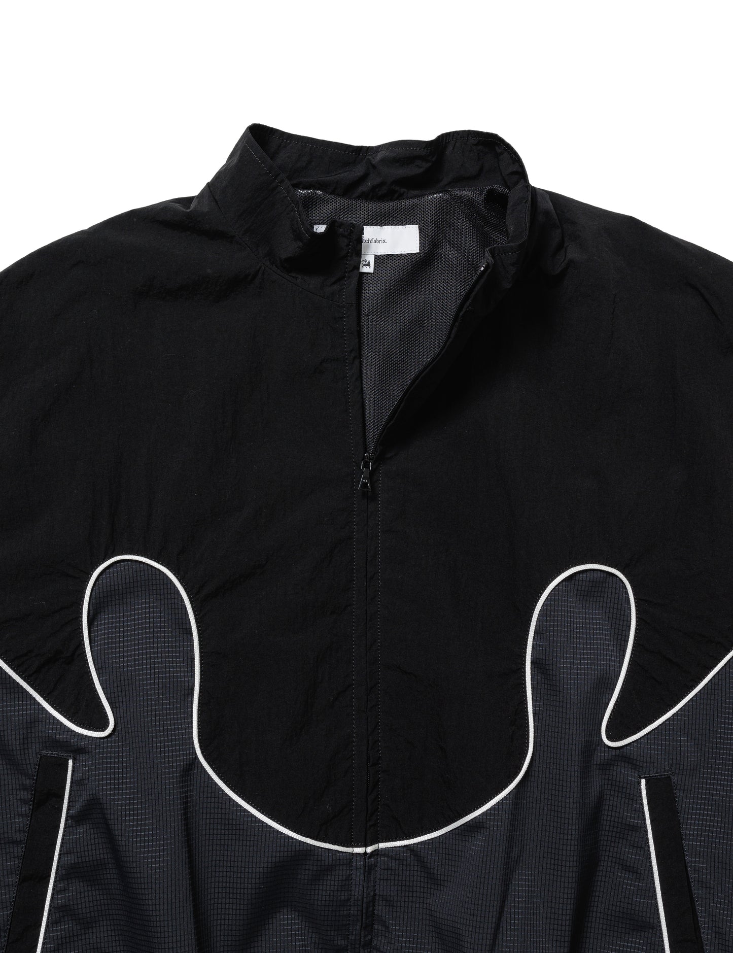 25SS-JKL-005 / NYLON TRACK JACKET “MARIACHI” / BLACK