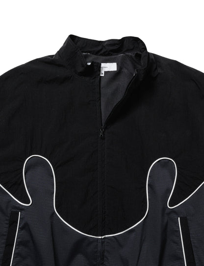 25SS-JKL-005 / NYLON TRACK JACKET “MARIACHI” / BLACK