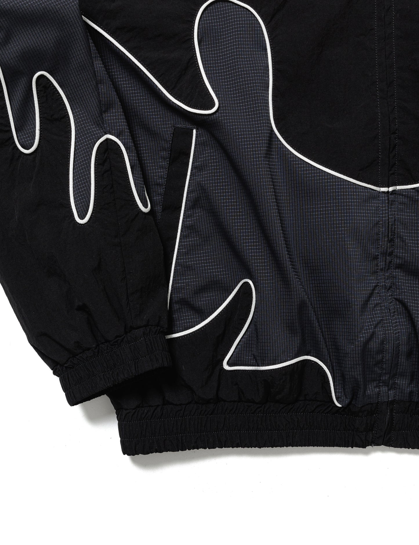 25SS-JKL-005 / NYLON TRACK JACKET “MARIACHI” / BLACK