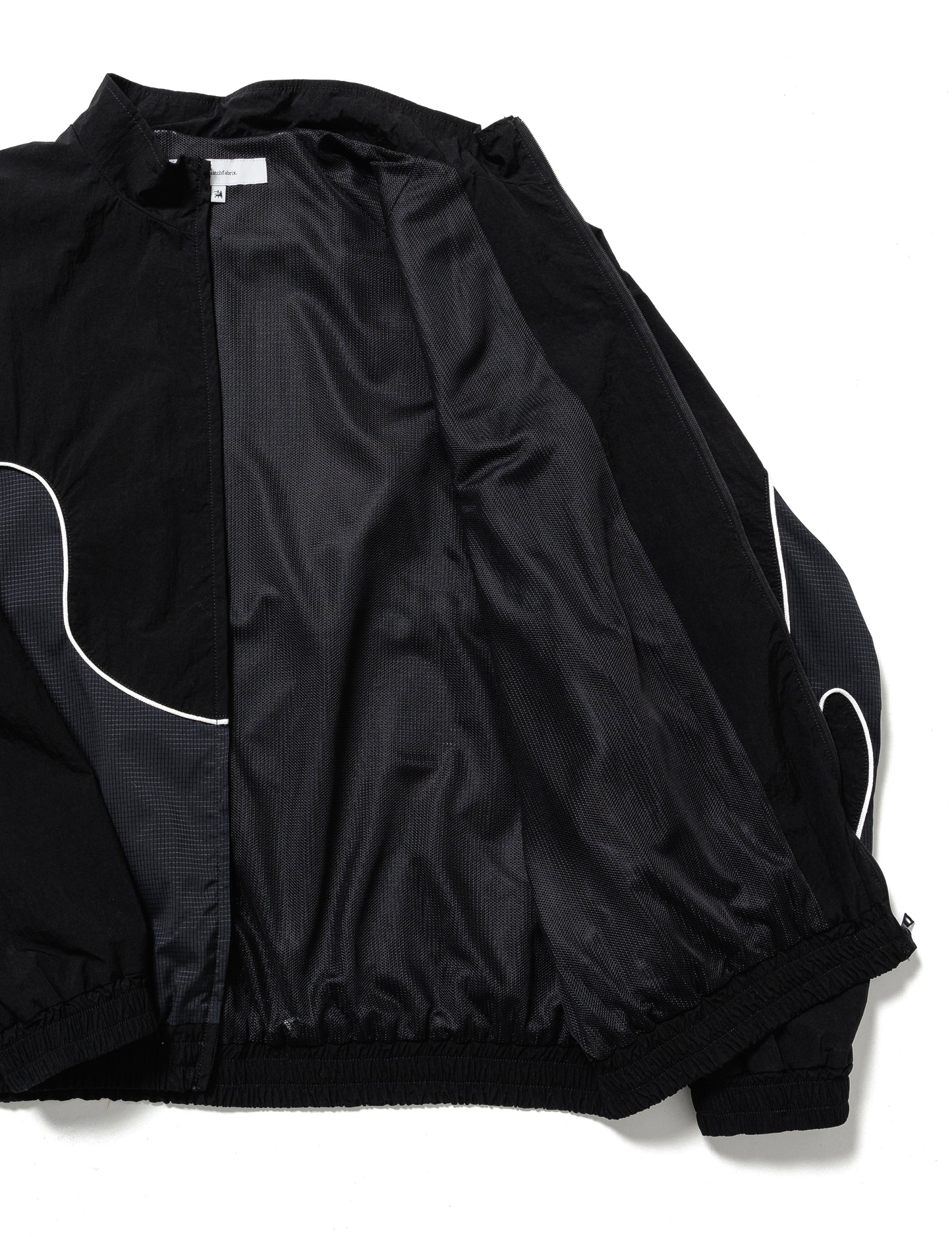 25SS-JKL-005 / NYLON TRACK JACKET “MARIACHI” / BLACK