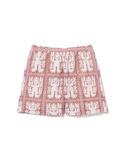 25SS-PA5-003 / SHORTS “AMULET LACE” / RED