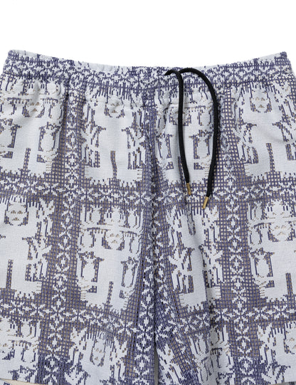 25SS-PA5-003 / SHORTS “AMULET LACE” / RED