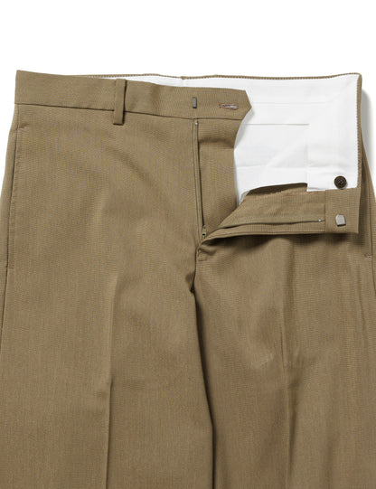 25SS-PA9-009 / FLARE SILHOUETTE SLACKS / BLACK